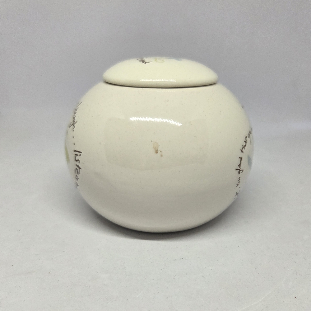 LIFE IS A CIRCLE Carson Round Tealight Candle Holder & Lid Live Laugh Love - Picture 2 of 10